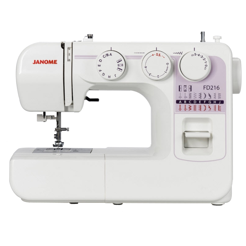 JANOME FD 216 | Comparateur STECKER: Machines à coudres, Surjeteuses ...